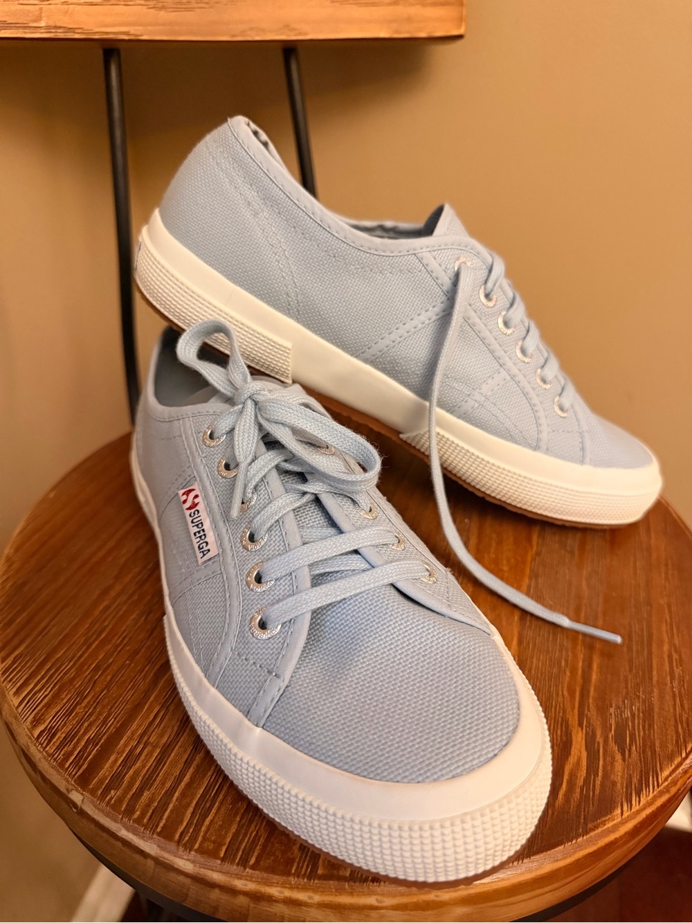 Superga 2750 Cotu Classic Sneakers – Crystal Azul Avorio – Women’s US 8
